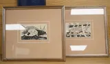 November by Alick Knight, woodcut, offered Mar 2026