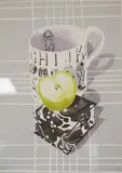Alphabet Mug by Glynn Boyd Harte, pencil, sold Mar 2026