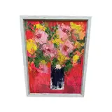 Summer Bouquet by Jan Rippingham, acrylic on canvas, sold Mar 2026