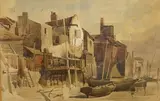 Lambeth by William Edward Dighton, 1841, watercolour, sold Mar 2026