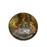 A hand painted circular faience plaque depicting ’The Rat by Edward Tourteau, print (other), sold Mar 2026