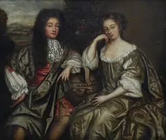 The 4th Earl and Countess of Lauderdalecirca 1678 by Mary Beale, ink, offered Mar 2026
