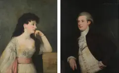 Joseph Champion and his wife by John Thomas Seton, 1783, oil, sold Mar 2026
