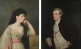 Joseph Champion and his wife by John Thomas Seton, 1783, oil, sold Mar 2026