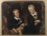 Tom Purdie, Sir Walter Scott and the young deerhound by Cormack Brown, oil on canvas, offered Mar 2026