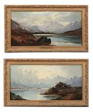 Summer Morning, Ben Strath, Perthshire by Charles Leslie, oil, sold Mar 2026