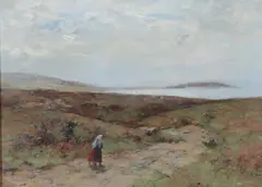 The Moorland above Helensborough by Alexander Kellock Brown, oil on canvas, sold Mar 2026