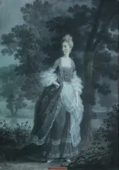 Portrait of Anne by Robert Healy, drawing, sold Mar 2026