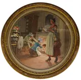 Le Repas du Soir by Maurice Leloir, ink, sold Mar 2026