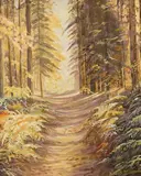 Pulborough, Sussex by Elspeth McCreadie, oil on board, offered Mar 2026