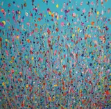 Happiness in Summer by Diane Plant, oil on canvas, sold Mar 2026