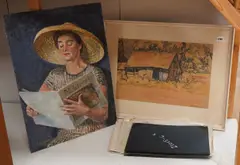 A collection of works to include unframed by Ruby Bostock, pastel, sold Mar 2026