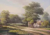 In the Country by Paul Morgan, oil on board, offered Mar 2026
