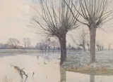 Near Bedford, Overshot by Arthur Anderson Fraser, watercolour, sold Mar 2026