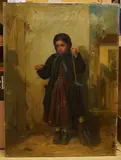 Remember the Sweeper by Susan Faed, 1868, oil on canvas, sold Feb 2026