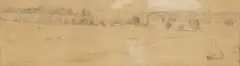Landscape near Norwich by James Stark, pencil, sold Feb 2026
