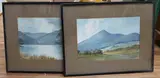 The Sugar Loaf, Wicklow by Douglas Alexander Rha, watercolor, sold Feb 2026