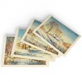 Cavendish Village by Cavendish Morton, watercolor, offered Feb 2026