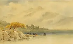 Loch Earn by William James Boddy, 1889, watercolour, offered Feb 2026