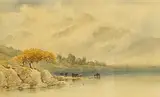 Loch Earn by William James Boddy, 1889, watercolour, offered Feb 2026