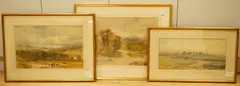 The Vale of Clyd, North Wales by William Bennett, ink, offered Feb 2026