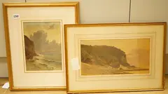 On the North Devon Coast by William Eyre Walker, watercolor, sold Feb 2026