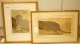 On the North Devon Coast by William Eyre Walker, watercolor, sold Feb 2026