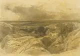The Heath Near Cromer by Henry Bright, pencil and charcoal, sold Feb 2026