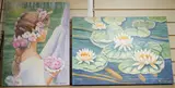 Waterlilies and Bridesmaid with flowers by Maggy Clarysse, oil, offered Feb 2026