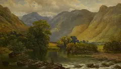 Barrowdale by William Cubley, oil on canvas, sold Feb 2026
