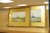 With a by William Minchall Birchall, watercolor, sold Feb 2026