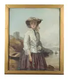 Sea Side by Charles Allen Duval, Oil on board, sold Oct 2025