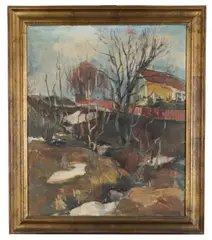 Vaar by Halvdan Holbø, Oil on canvas, signed and dated 'HH, sold Oct 2025