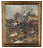 Vaar by Halvdan Holbø, Oil on canvas, signed and dated 'HH, sold Oct 2025