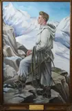 A Modern Sir Galahad by Beatrice Gunthorp, Oil on canvas, sold Oct 2025