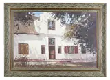A Colonial House by Lucy Mary Wiles, oil on board, sold Oct 2025