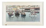 Brixham by William Scudder, Oil on board, sold Oct 2025