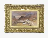 In Dolwyddelan Valley, North Wales by Thomas Lindsay, Watercolour, offered Oct 2025