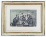 The Holy Family by Léon Zack, Ink and wash, offered Oct 2025