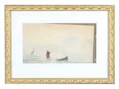 Untitled by Frederick William Scarborough, watercolor, sold Oct 2025