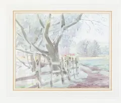 Willow Trees by James Bateman, watercolor, sold Oct 2025