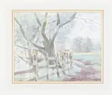 Willow Trees by James Bateman, watercolor, sold Oct 2025