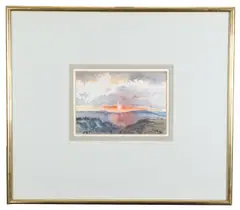 Hardcastle Crags by Brian Nolan, watercolor, sold Oct 2025