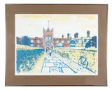 Jesus College by Julian Trevelyan, lithograph, sold Oct 2025