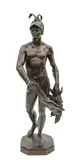 A large bronze figure of Perseus by George Blackall Simonds, 1898, bronze, sold Oct 2025