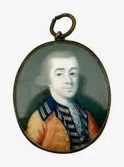 Portrait of an Infantry Officer by Gustavus Hamilton, watercolour, sold Feb 2025