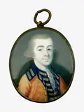 Portrait of an Infantry Officer by Gustavus Hamilton, watercolour, sold Feb 2025