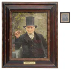 Portrait of Mr William Henry Vaine by William Logsdail, oil on canvas, offered Feb 2025