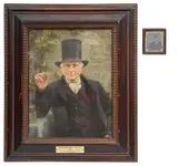 Portrait of Mr William Henry Vaine by William Logsdail, oil on canvas, offered Feb 2025