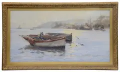 The Fisherman by Hubert Coop, watercolour, sold Feb 2025